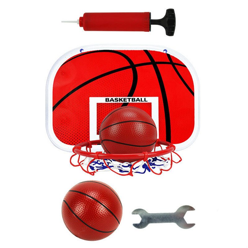 Udendørs indendørs sport basketball boks dunk mini basketball hoop sæt baby kaste basketball hoop børns bold stativ legetøj børn: Default Title