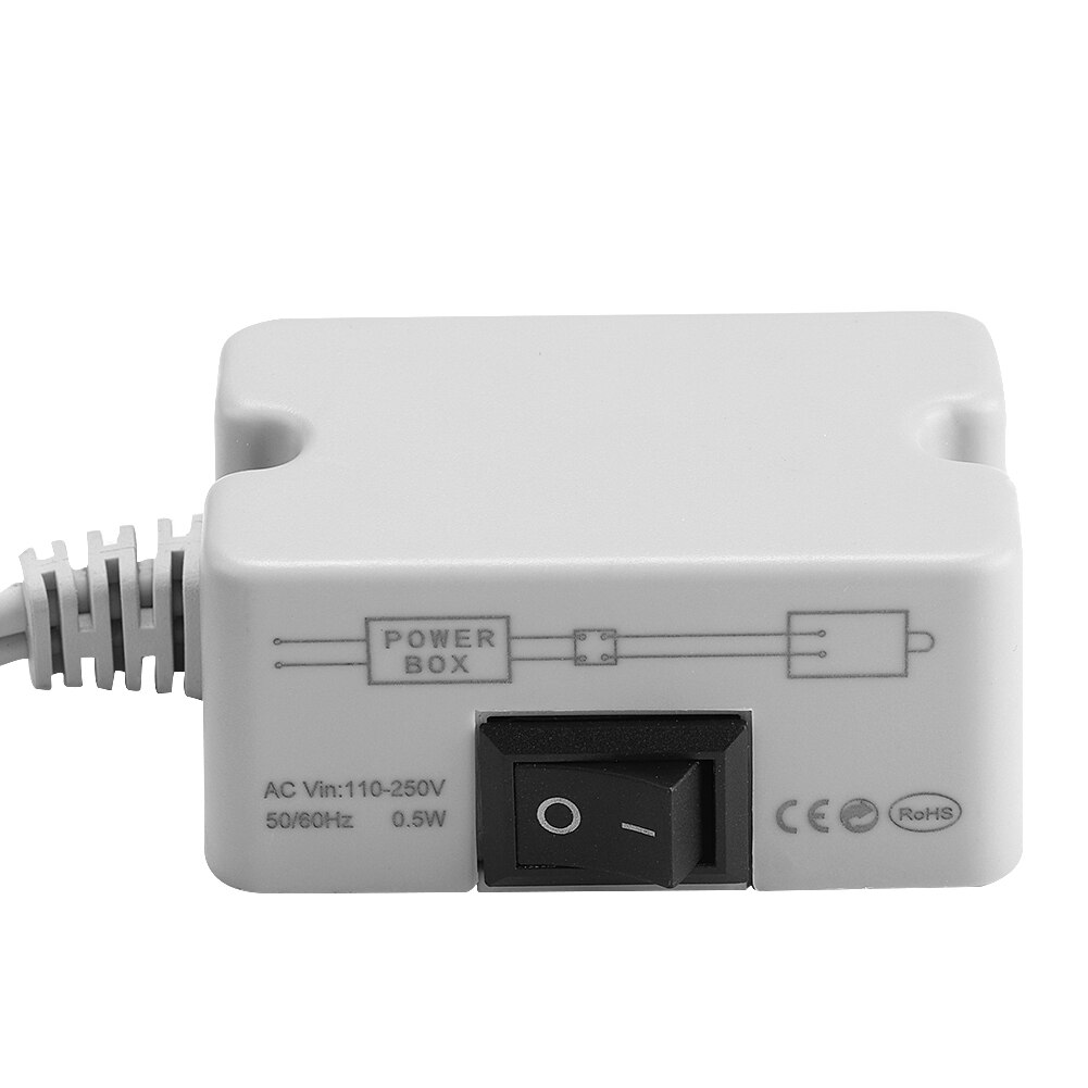 Led lys fleksibel svanehals lampe med magnetisk base til symaskine 110-265v eu stik