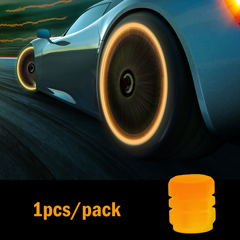 Tapas de válvula de neumático luminoso para coche, fluorescente, brillante, para motocicleta, bicicleta, Motor, cubo de rueda, decoración de vástago: Gris rosáceo pálido