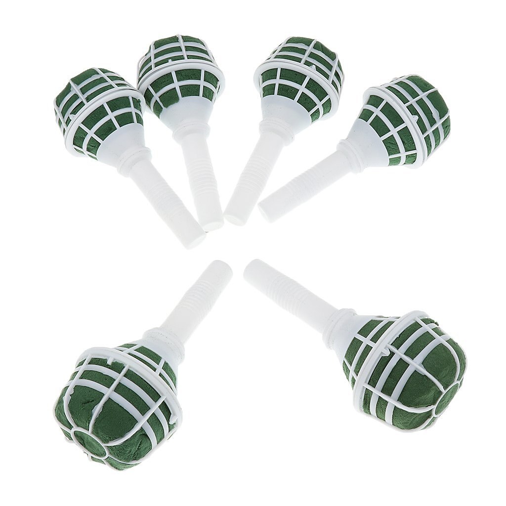 Oasis 12 Pieces Flower Holder Floral Foam Oasis Bouquet Posy Holder for Wedding Bridal Flower DIY floristic foam