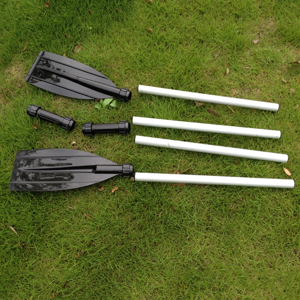 2pcs Detachable Assemble Strengthened Aluminium Boat Oars Paddle Long Oar PVC Inflatable Boat Fishing Kayak Paddles Accessories