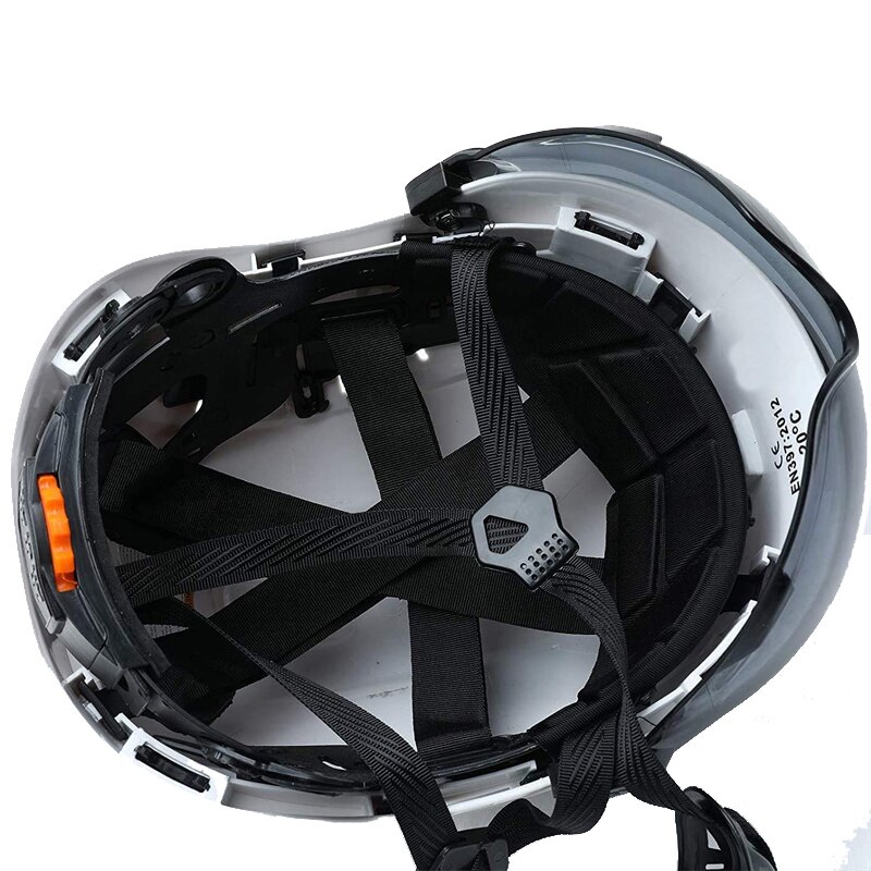 Safety Helmet With Goggles Men&#39;s Construction Hard Hat ABS Protective Helmets Work Cap For Working Climbing Riding