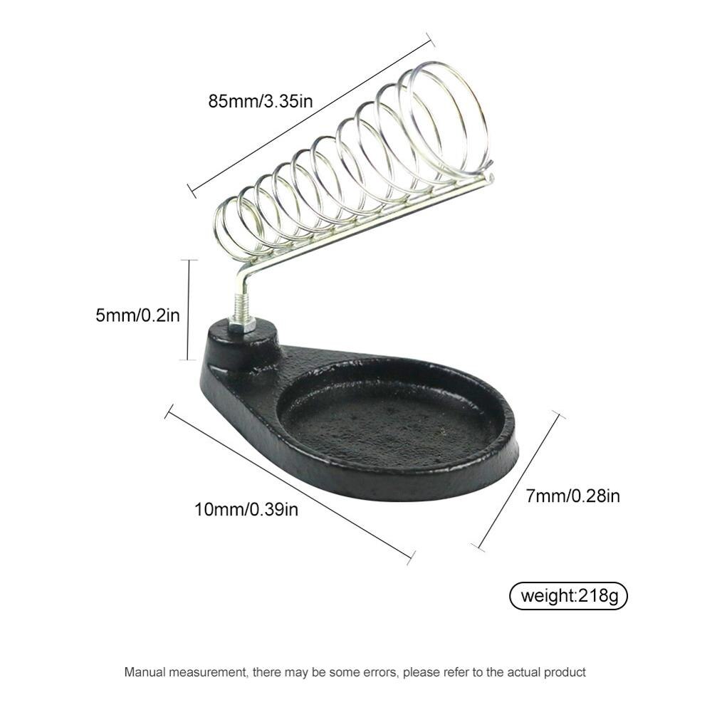 1PCS Electric Soldering Iron Stand Metal Support welding Station Holder With Solder Sponge Electrical Working Soldering Kit Tool