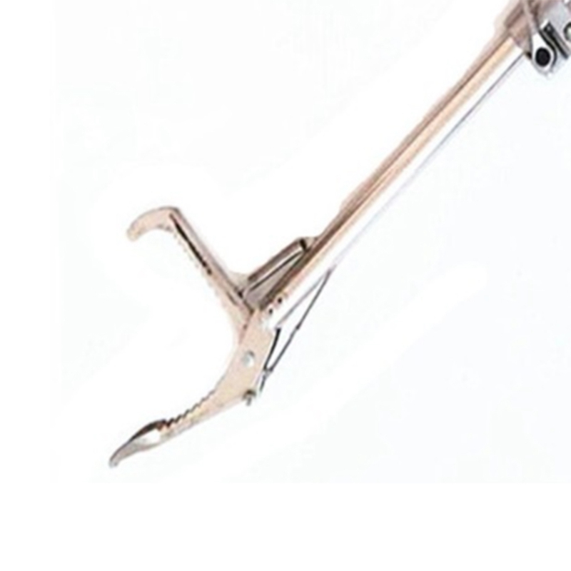 Pince serpent repliable pour attraper des reptiles, outil de manipulation avec mâchoire large en Zigzag