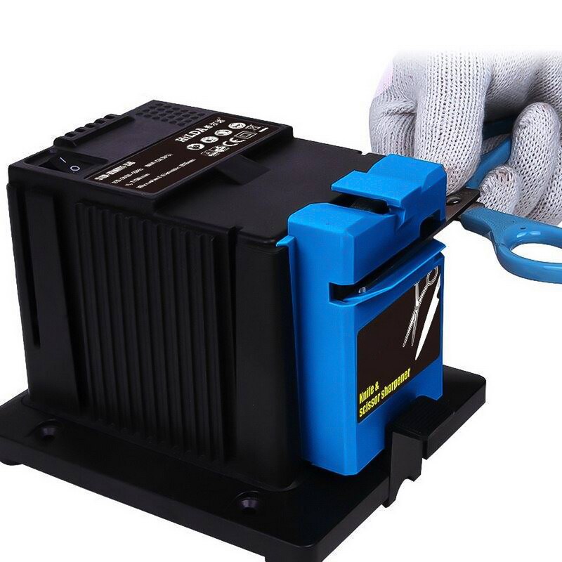 3 In 1 Professionele Elektrische Messenslijper Boor Slijpen Machine Keuken Mes Scherpere Slijper Slijper