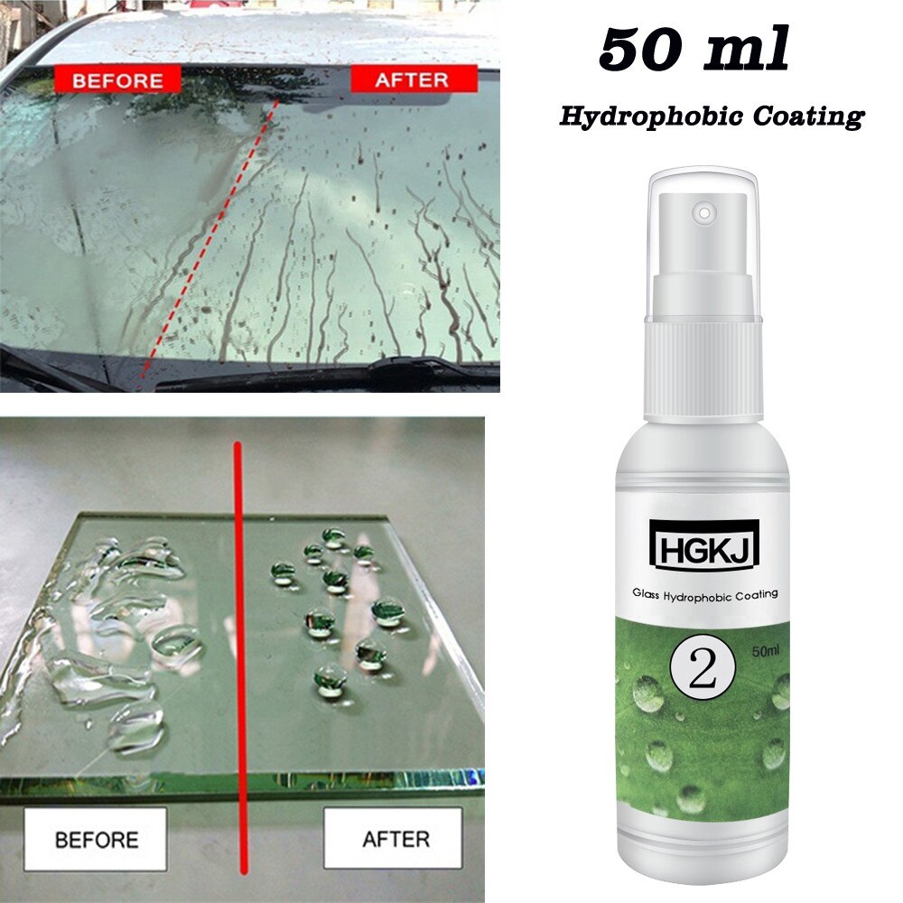 50 ML Hydrofobe Coating Technologie Waterdicht Regendicht Olie Glas Auto Oxidatie Vloeibare Keramische auto coating Anti-corrosie
