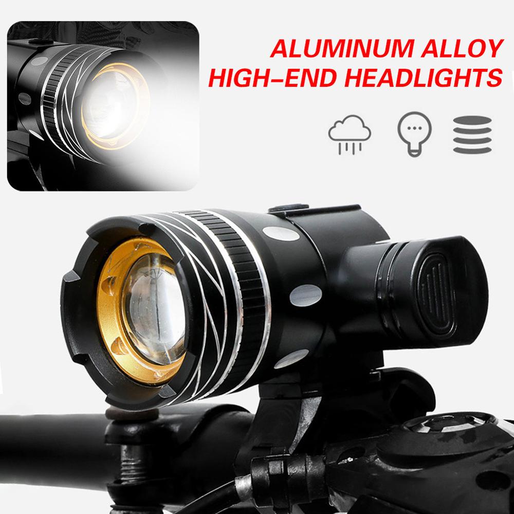 Z30 15000lm t6 led let cykel/cykel/lys sæt usb genopladeligt forlygte/lommelygte vandtæt zoombar cykellampe til cykel