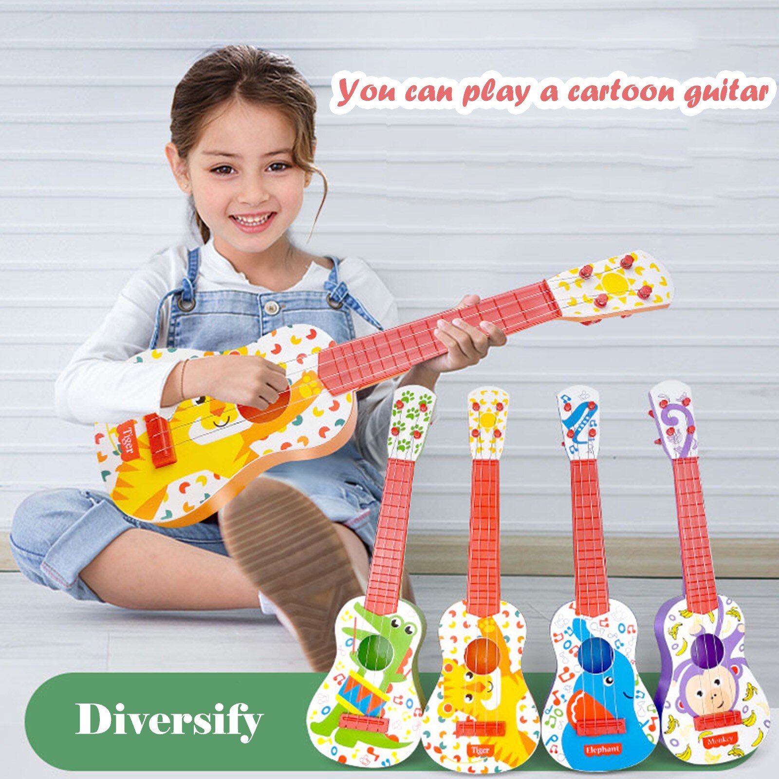 Kinderen Speelgoed Ukulele Gitaar Muziekinstrument Geschikt Voor Kinderen Spelen Muziekinstrument Kinderen Speelgoed