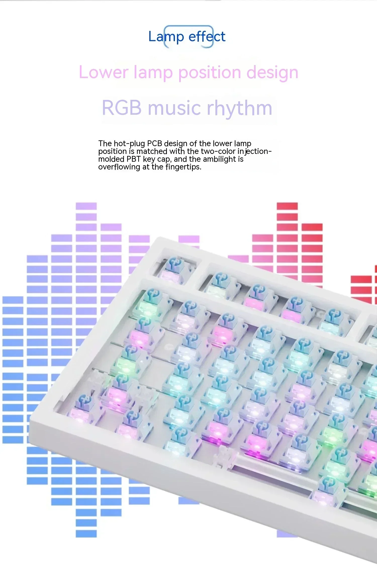 AJAZZ AK820 Pro Mechanische Tastatur Drei Modus Drahtlose Tastatur Benutzerdefinierte Swap TFT Bildschirm Knopf RGB Tastaturen PC Zubehör