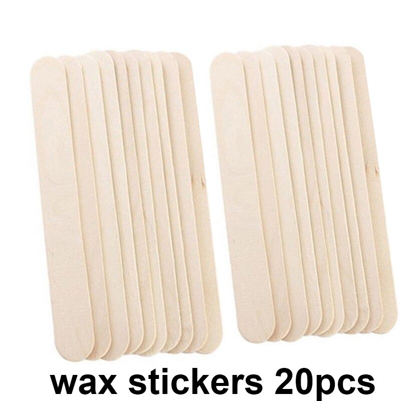Wax Heater Epilator Hair Removal Tool Paraffin Warmer Heater Mini SPA Hand Epilator Feet Paraffin Wax Machine EU Pl: wax stickers 20pcs