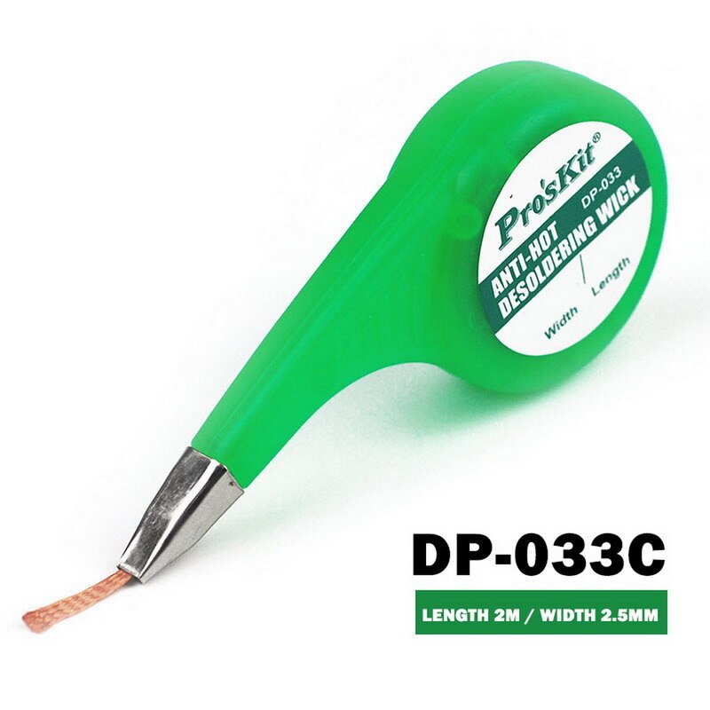 1 szt. Rozlutownica węzeł warkocz węzeł lutowniczy zmywacz przyssawka z dozownikiem koła kciuka: 2.5 MM