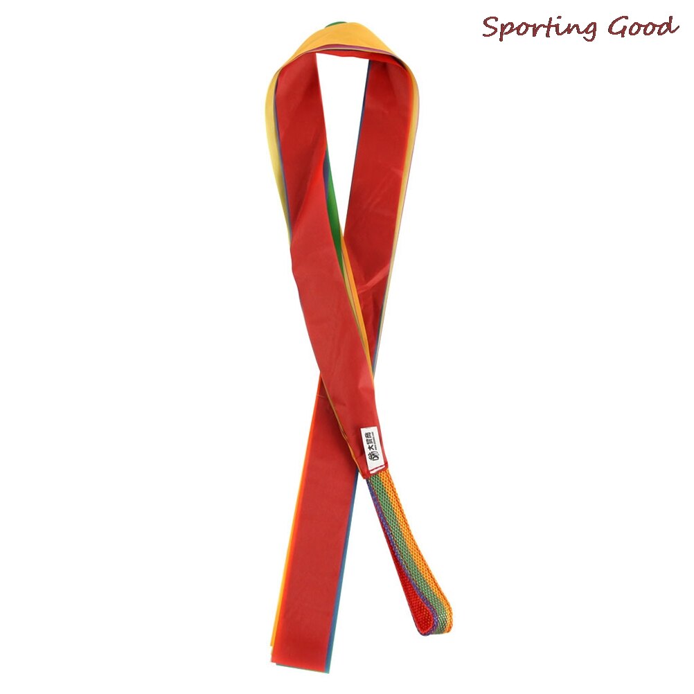 Regnbåge sport dans band barn gym rytmisk gymnastik konst gymnastiska övningar cheerleading fitness