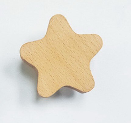 Nordic wood bond de sterren de maan wandhaak wandkapstok punch gratis houten veranda wandhangers: De sterren