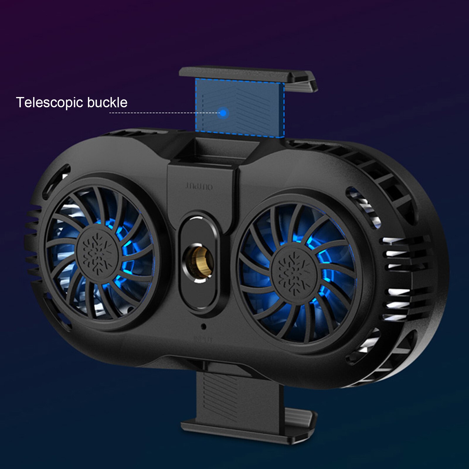 Cooling Pad Fan Holder Heat Sink Gaming Shooter Gamepad Game Controller For Live Broadcast Mobile Phone Cooler