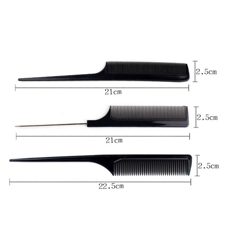 Professioneller Styling-Kamm Aus Aluminium – 2-teilig, Antistatisch, Für Friseure & Heimgebrauch
