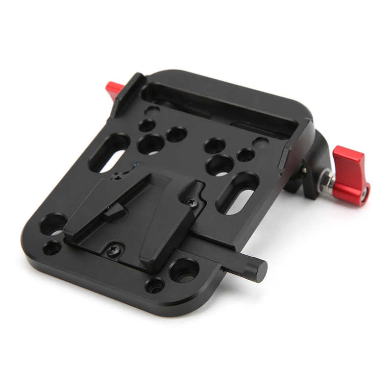 V Lock Mounting Plate Flexible V Mount Lock Battery Plate Quick Release for DSLR Cameras