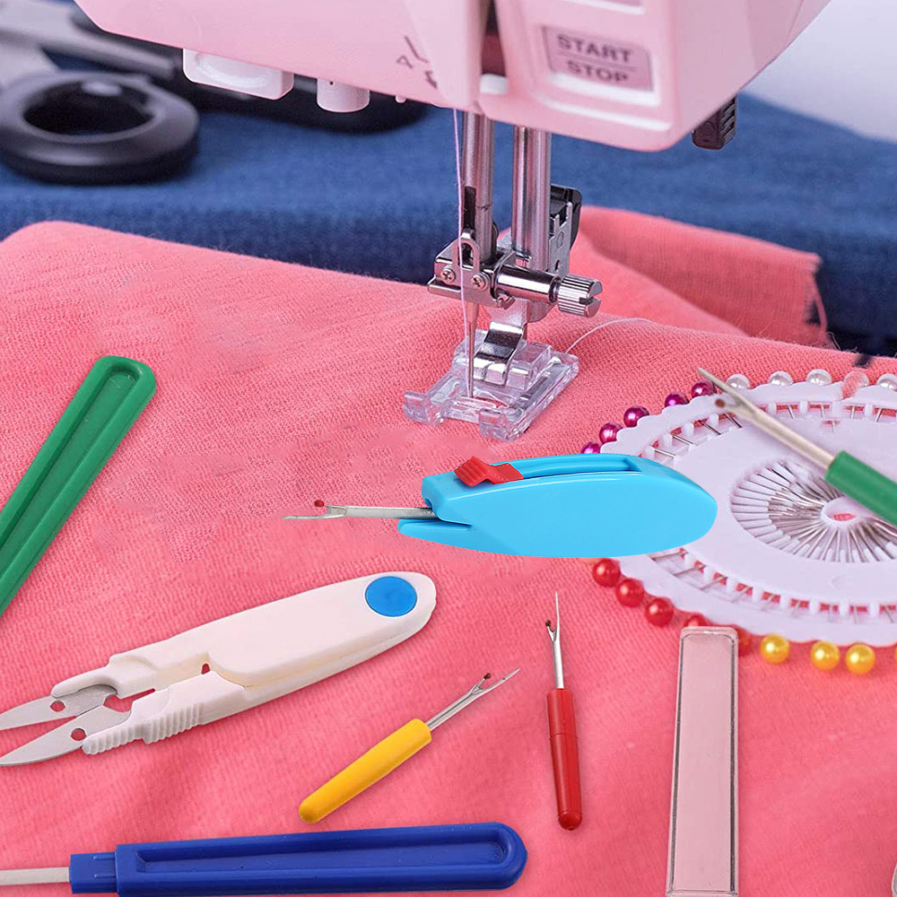 1Pc Plastic Handvat Craft Draad Cutter Tornmesje Stitch Unpicker Draadafsnijder Schaar Voor Naaigaren Verwijderen Doek Diy tool