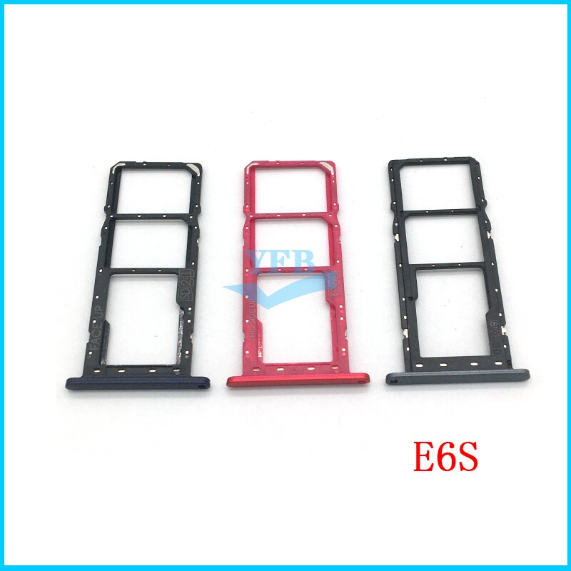 2Stck SIM Karte Tablett Halfter Karte Slot Adapter Für Moto E6S Ersatz Teile