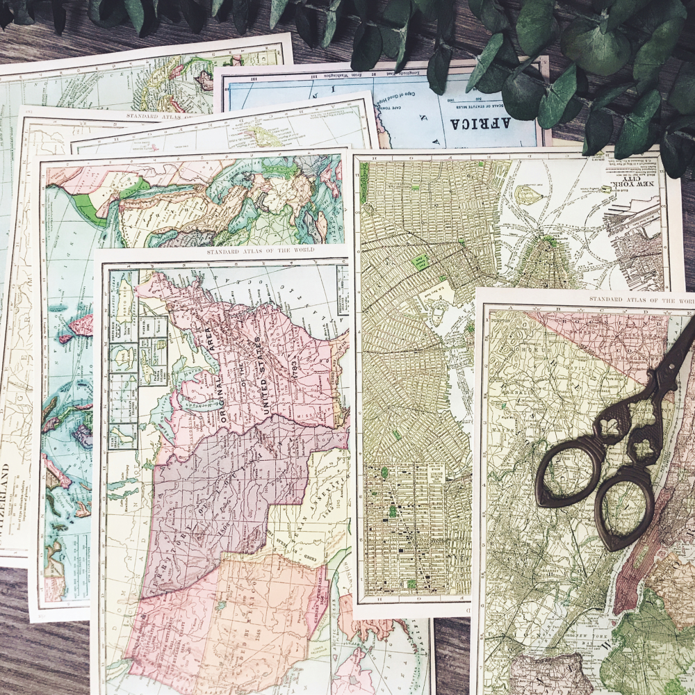 Journal indésirable Vintage carte matériel papier bricolage scrapbooking album bon plan papier de fond décoratif