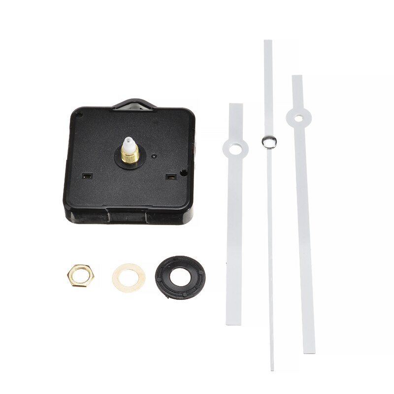 Black Quartz Wall Movement Short Shaft DIY Clock Mechanism Replacement Repair Tool Parts Kit Clock Essential Tool