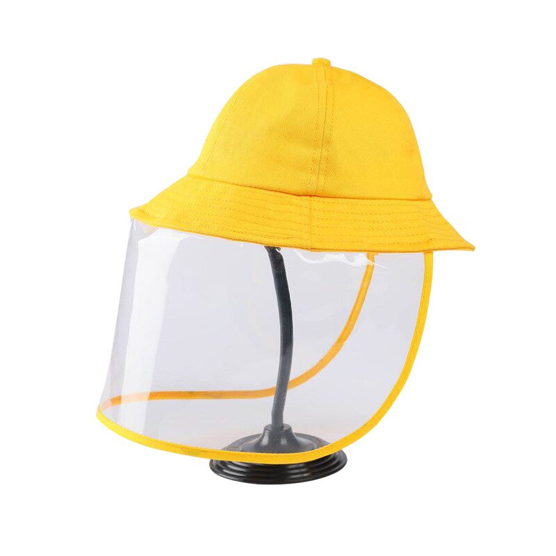 Baby Kids face Protection Supply Face Shield Anti-Spitting Dustproof Protective Cover Cap Summer Baseball Hat Safety Lightweight