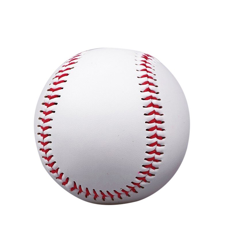 Pvc övre gummi inre mjuka baseball bollar softball boll träning övning 9 "handgjorda basbollar