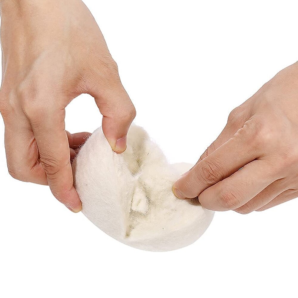 Bolas de secador de lana reutilizables, suavizador de ropa, Bola Especial para el hogar, antienredos, para secar la ropa, 5CM