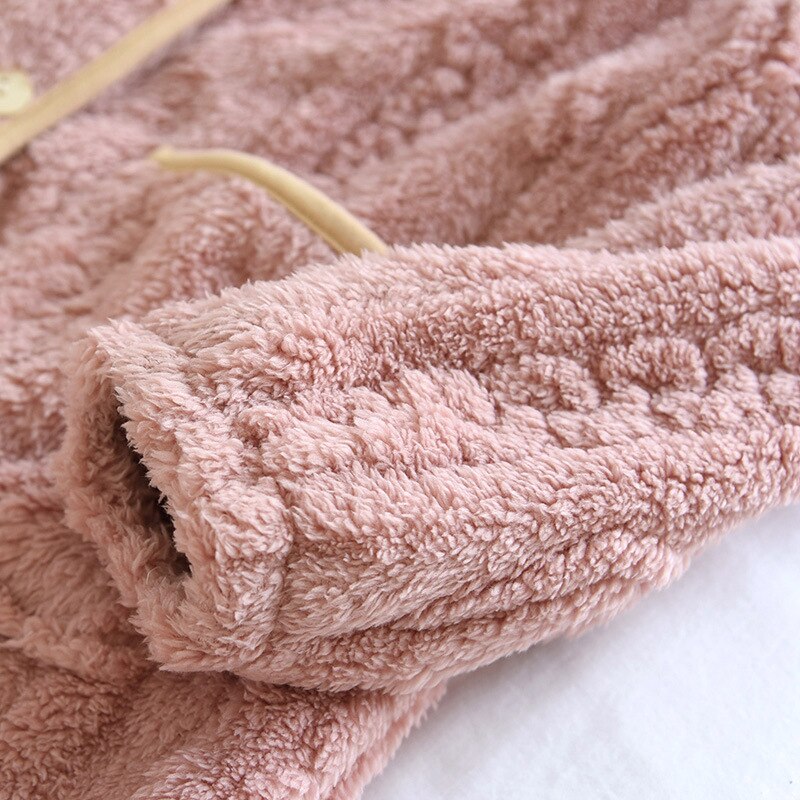 Tops de franela para dormir para mujer, ropa de dormir informal cálida, gruesa y suave, Top cómodo y dulce para estar en casa, Invierno