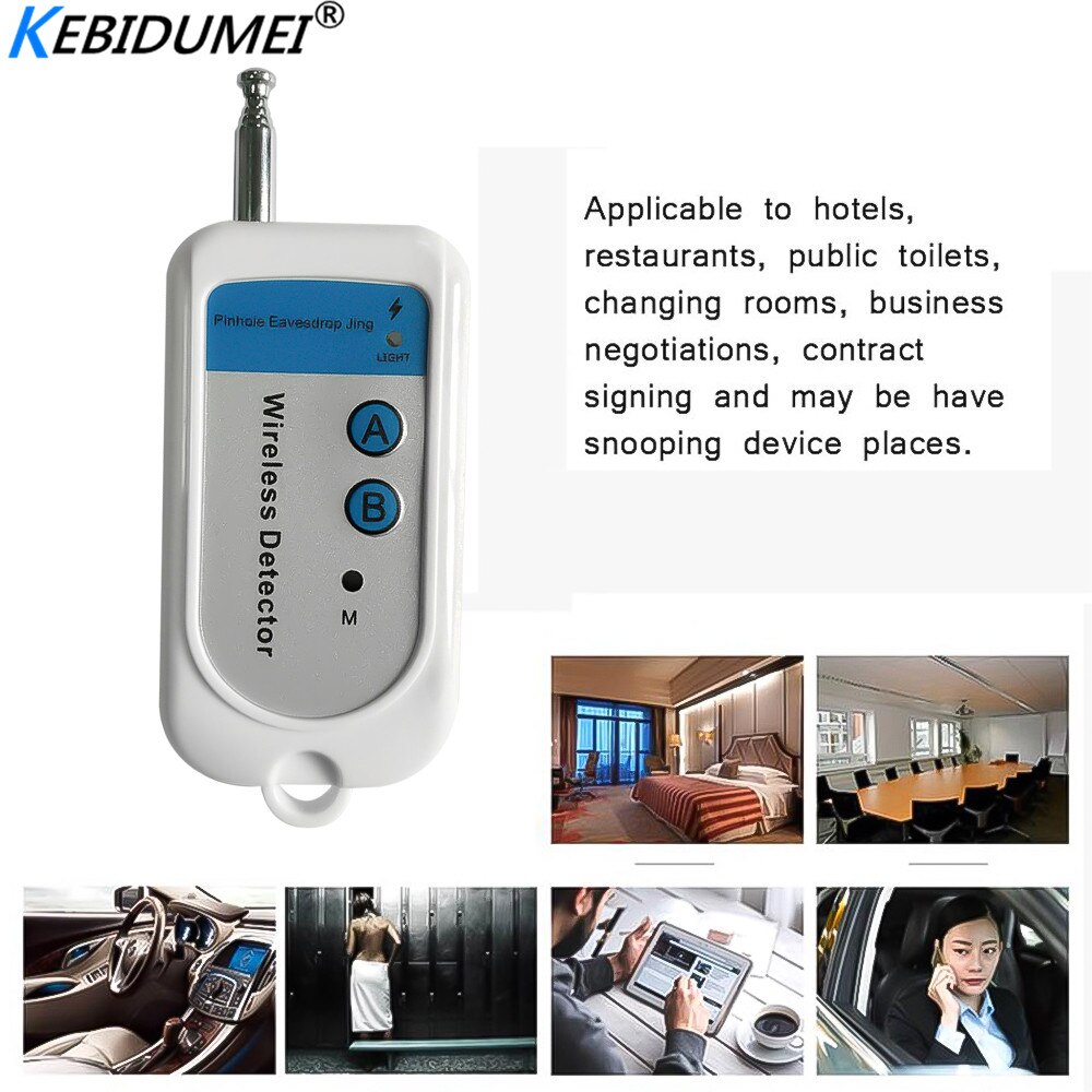 Kebidumei 100~2400Mhz Signal Bug RF Detector Camera GSM Wireless Device Detection Dogs Mobile Phone Signal Detection Machine