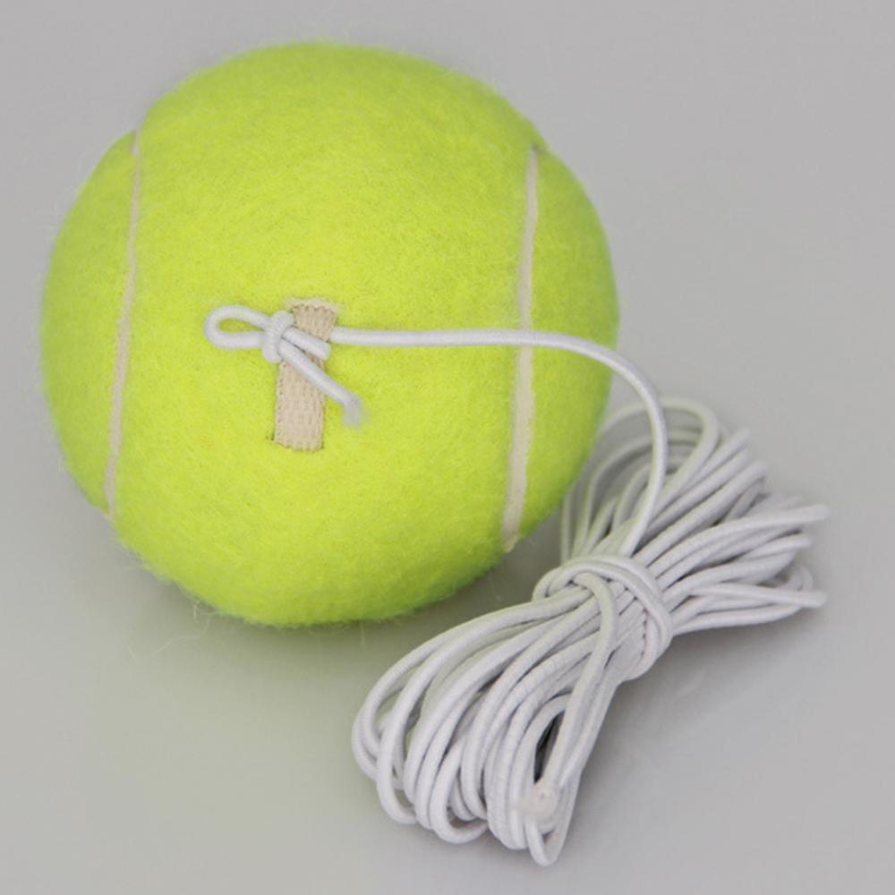 Beginner Training Practice Rebound Tennis Rope Elastic With Ball Training Machine Rubber 3.8m Ball J5D6