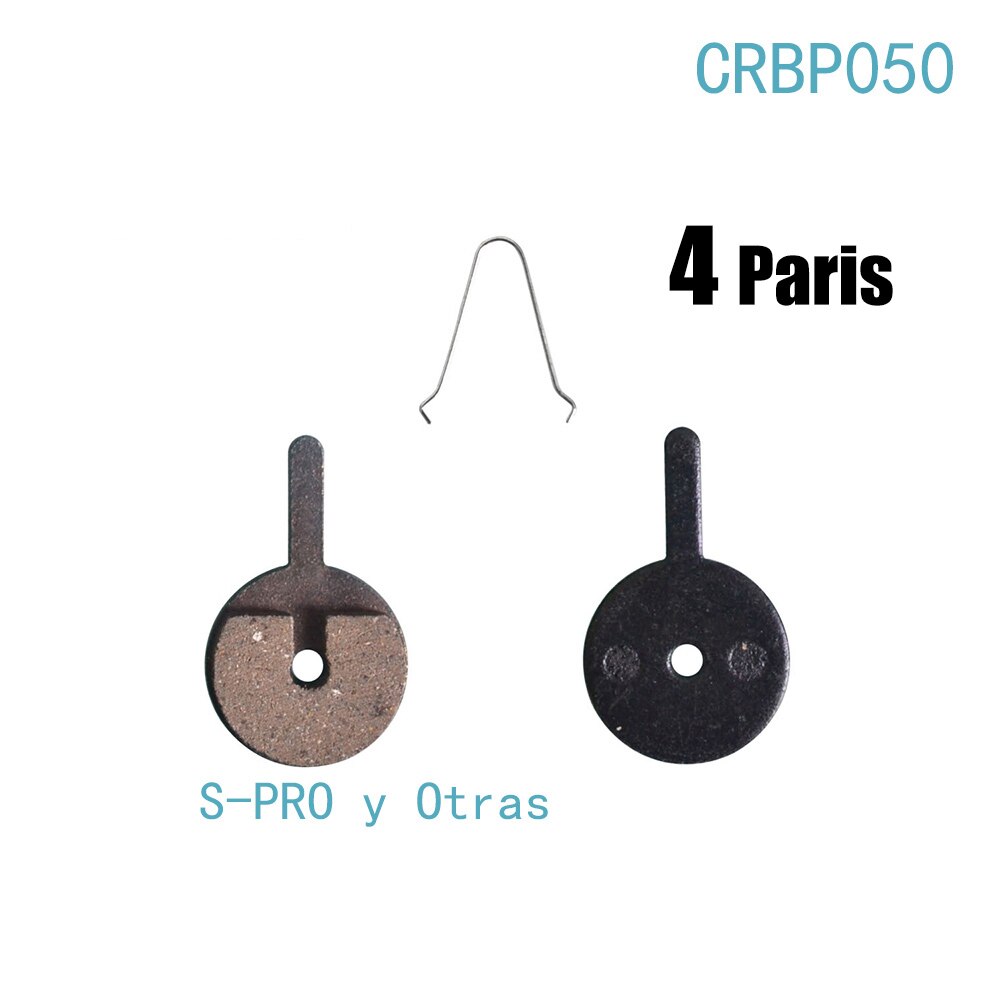 EOOZ 4 Pair Semi - Metallic bicycle DISC BRAKE PADS for Hope TECH X2: CRBP050