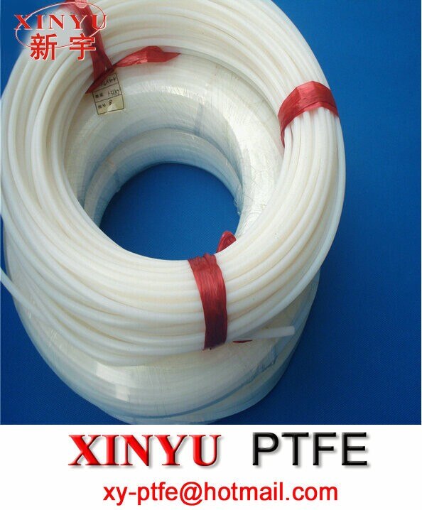 High Precision PTFE tube F4 PTFE hose PTFE tube white PTFE hose inch size, PTFE Pipe