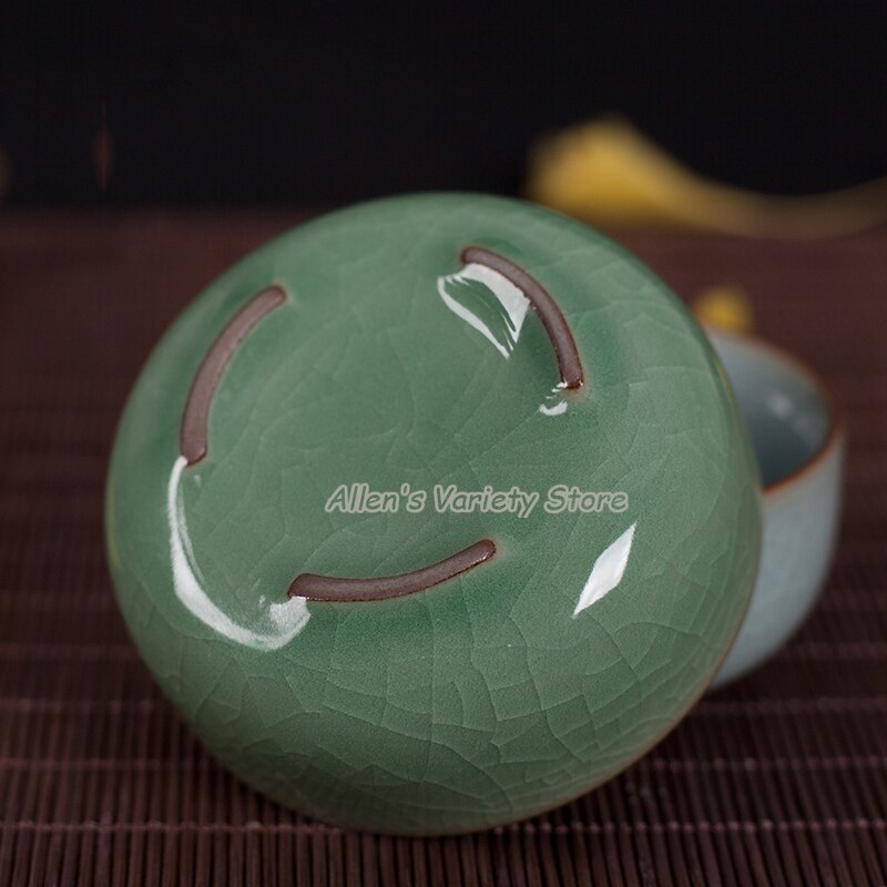 ! Crackle glaze Saucer china Porcelain coffee cup Chinese Longquan Celadon Celadon Teacup cups tea set cups tea sets