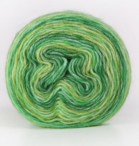 Wool Mohair Yarn Crochet Hand Knitting Soft Segment Dyed Plush Fine Yarn Cotton Angola Amorous Colourful Thread: 03