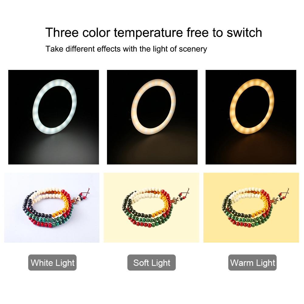 30cm Folding LED Lightbox Photography Photo Studio Softbox Soft Box Photo Background Kit Light box for DSLR Camera