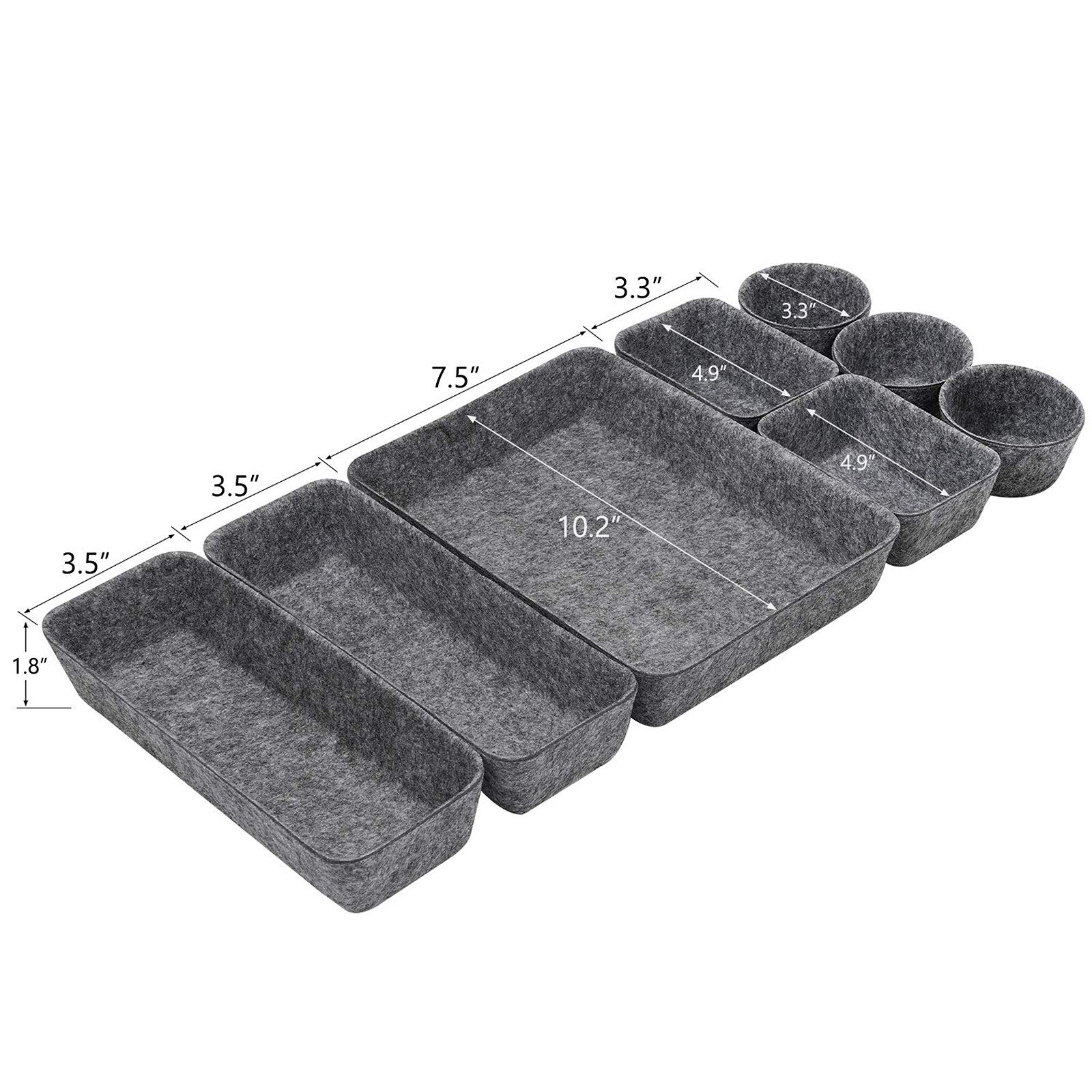 Desk Drawer Arranger Office Box Suit Box Desk Arrangement Storage Box For Underwear Storage Organizer Drawer Separators Box