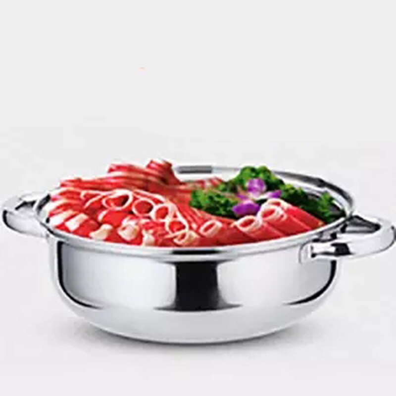 Soup Pot Induction Cooker Gas Stove Universal Soup Pot Stainless Steel Thickening Home Porridge Pot Pot Soup Pot Clear Soup