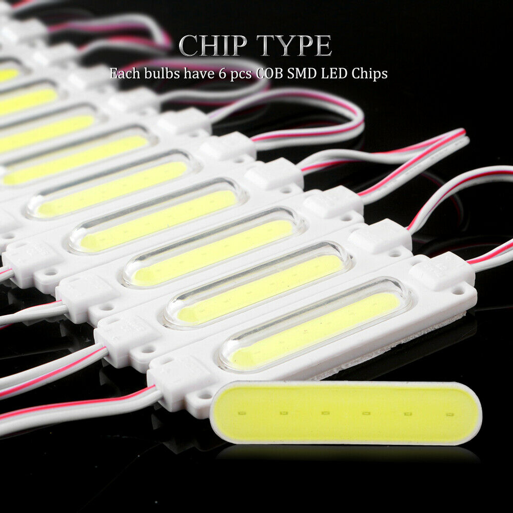 10pcs/lot injection with lens COB LED module waterproof LED back light backlight for sign channel letter DC12V 2W IP68