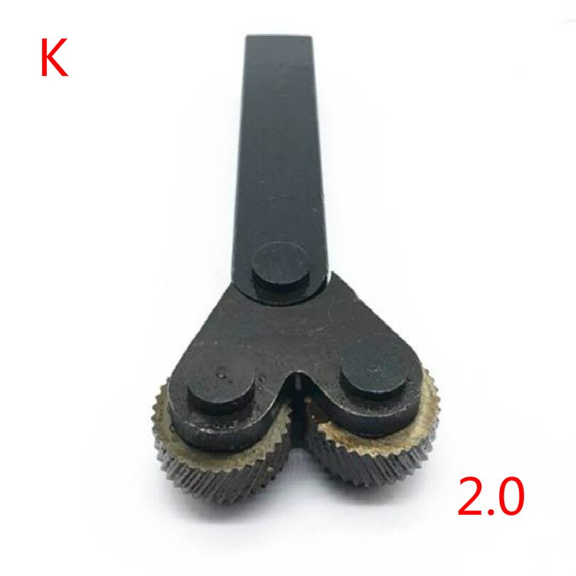 Podwójne koło radełkowanie 2.0mm koło liniowe radełkowanie w tokarce narzędzie robić radełkowania knurl robić tokarki przekładnie tokarskie