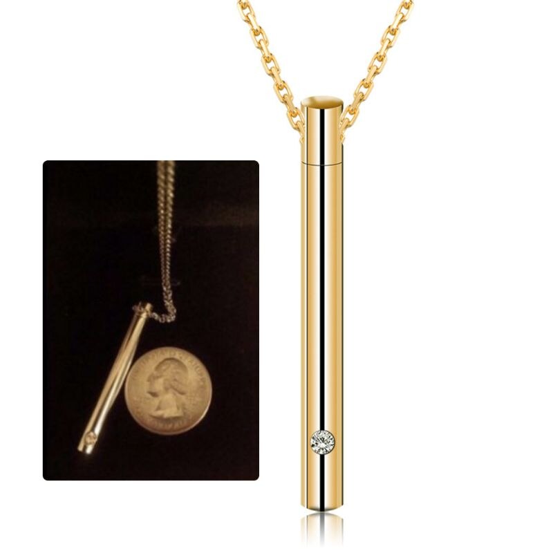 Porte-bijoux cylindrique en acier inoxydable pour animal de compagnie, porte-conteneur commémoratif de cendres, pendentif souvenir commémoratif