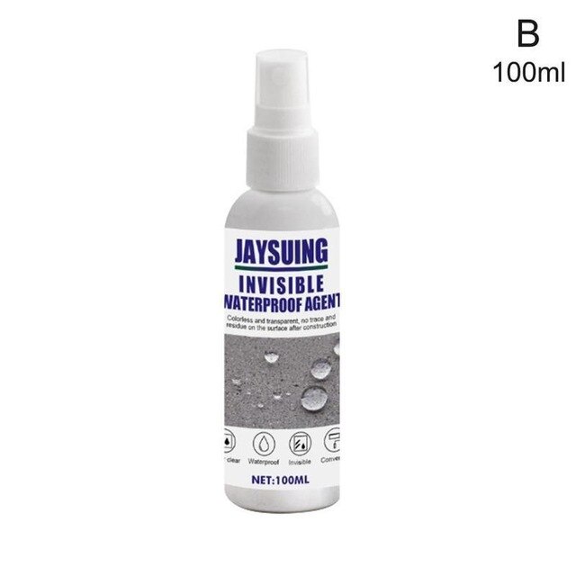 Tak lekkasjesikker artefakt nano vanntett lim spray reparasjon vegg siver hjemmebruk penetrerende vanntett lekkasje-fangende spray: B100ml