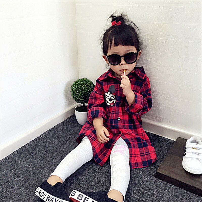 Spring Winter Family Matching Clothes Baby Girl Red Lattice Cardigan Shirt Mother And Daughter Clothes Windbreaker Family Look
