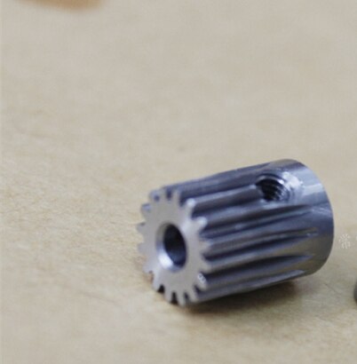 0.5 modulus 14 tanden tandwiel 15 tanden 16 tanden 3mm gatdiameter 40cr hardings- en ontlaattandwiel 0.5m 14t 15t 16t