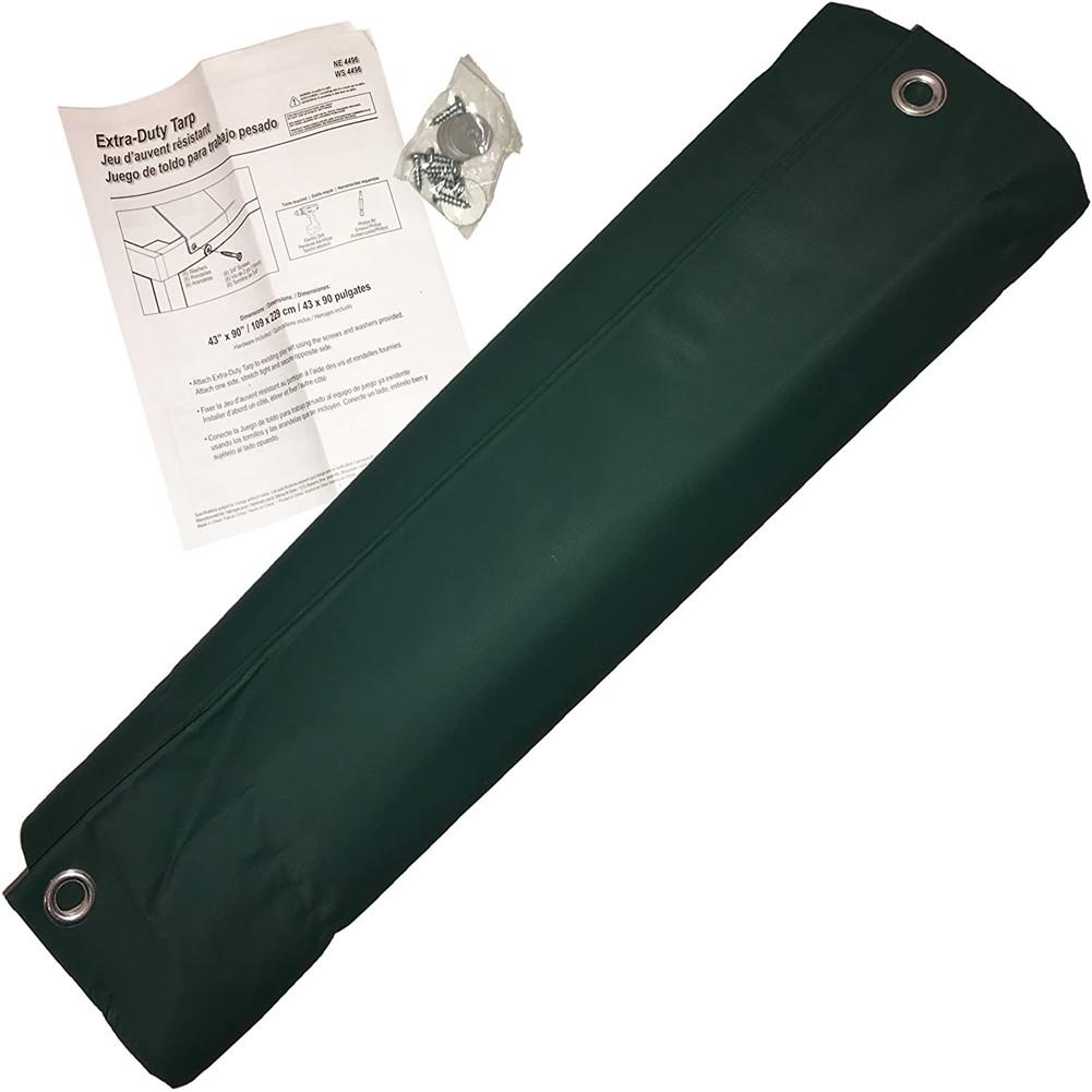Toldo para tejado de 110x234cm, toldo de lona para columpio, jardín, tejado impermeable, cubierta para toldo