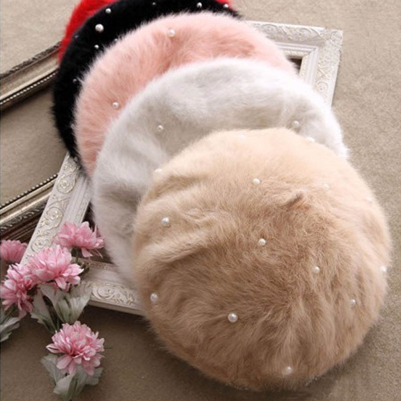 Solide voksne kvinder behårede baret kunstner boinas feminina hipster pearl multicolor maler hatte