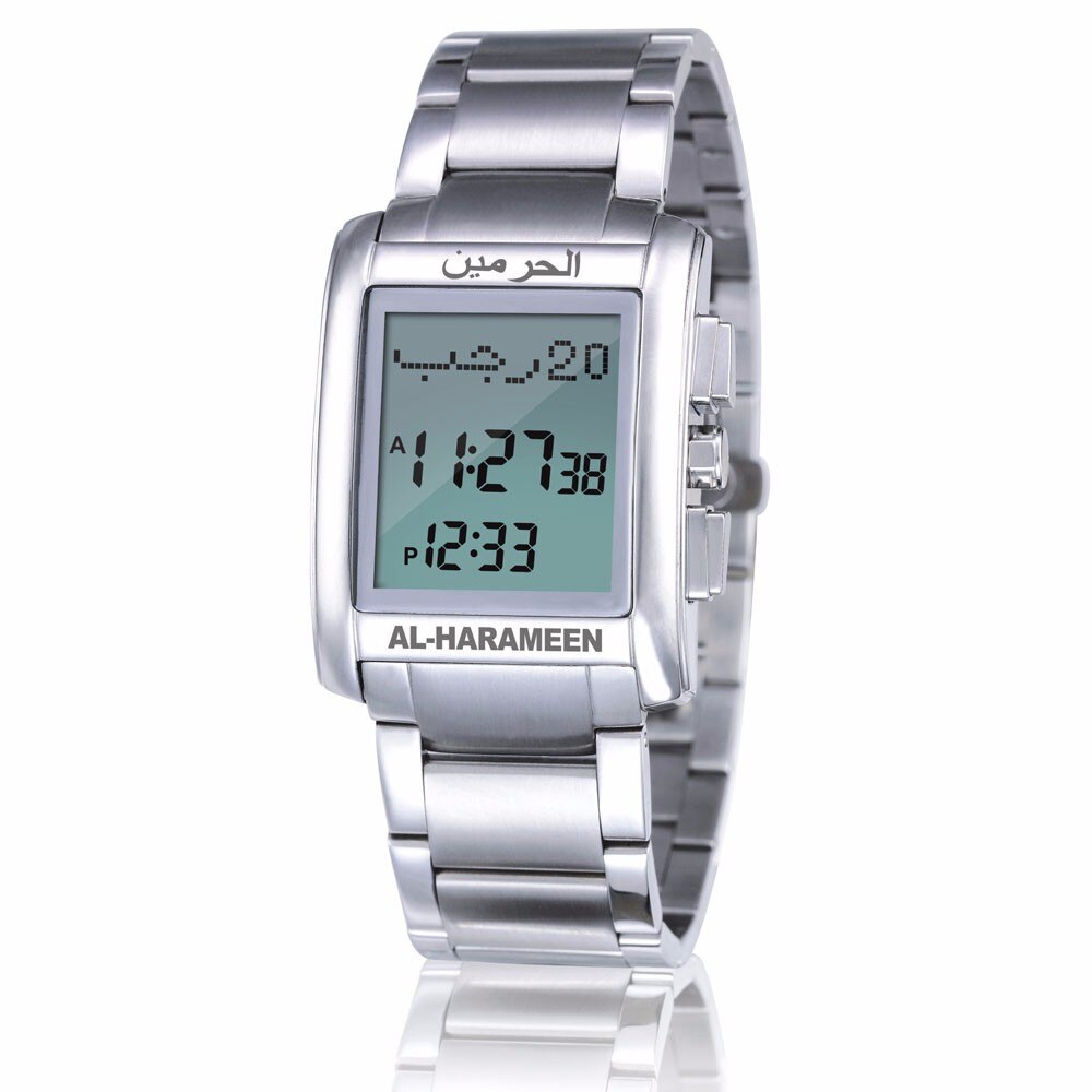 Azan Horloge AL Harameen Oorsprong Moslim Gebed Wriste Horloge Hoge Elegante Waterdichte Beste Moslim Producten 1p