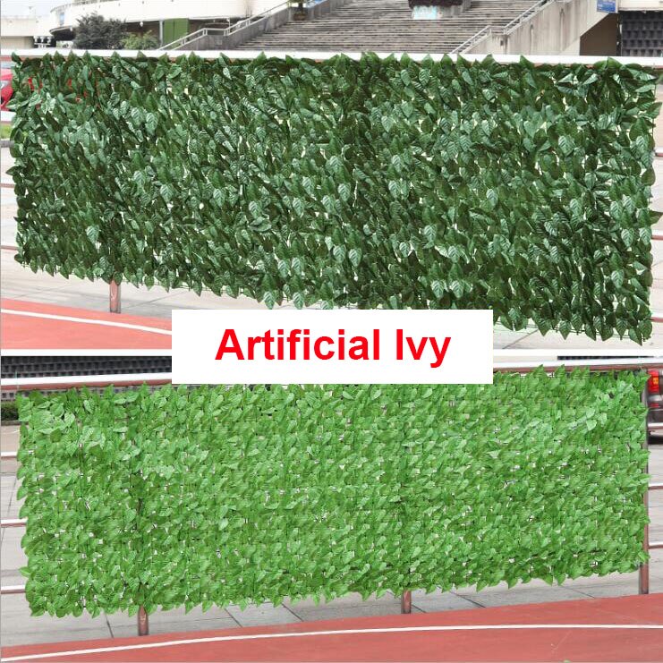 ✅Artificial Faux Ivy Leaf Privacy Fence Screen Garden Panels Outdoor Hedge