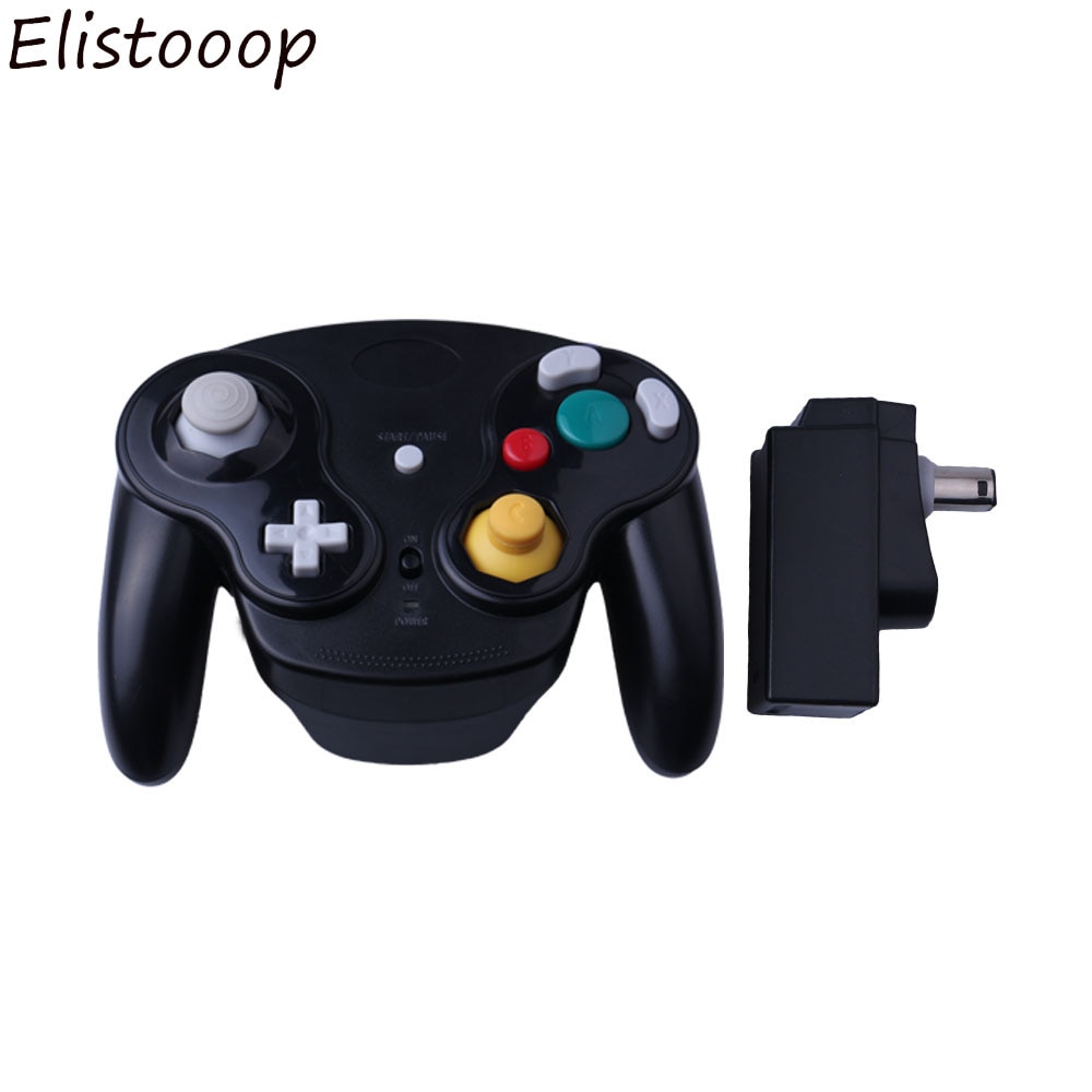 Elistooop 2.4GHz Controller Wireless Gamepad joystick for Nintendo for GameCube for NGC for Wii
