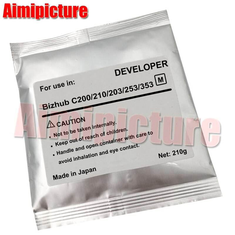 Pó Para Konica C200 C210 C203 C253 C353 Desenvolvedor DV211 peças da copiadora Minolta C 200 210 203 253 353 Desenvolvedor 210 g/saco