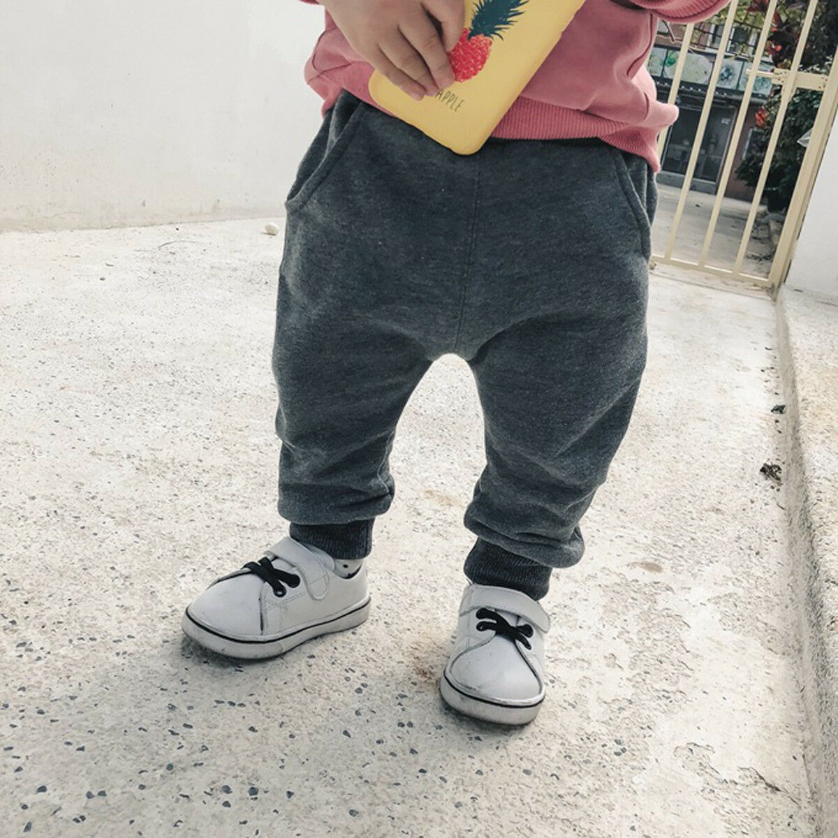 Toddler Kids Baby Boys Big Mouth Monster Print Harem Pants Bottom Trousers Clothes for 0-4Y